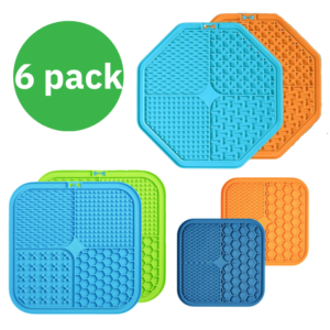 Soothing Lick Mat for Dogs 6-Pack