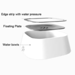 No-Spill Dog Water Bowl - Durable & Safe