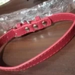 Affordable Comfort Dog PU Leather Collar Adjustable Pet Accessories for Small Dogs photo review